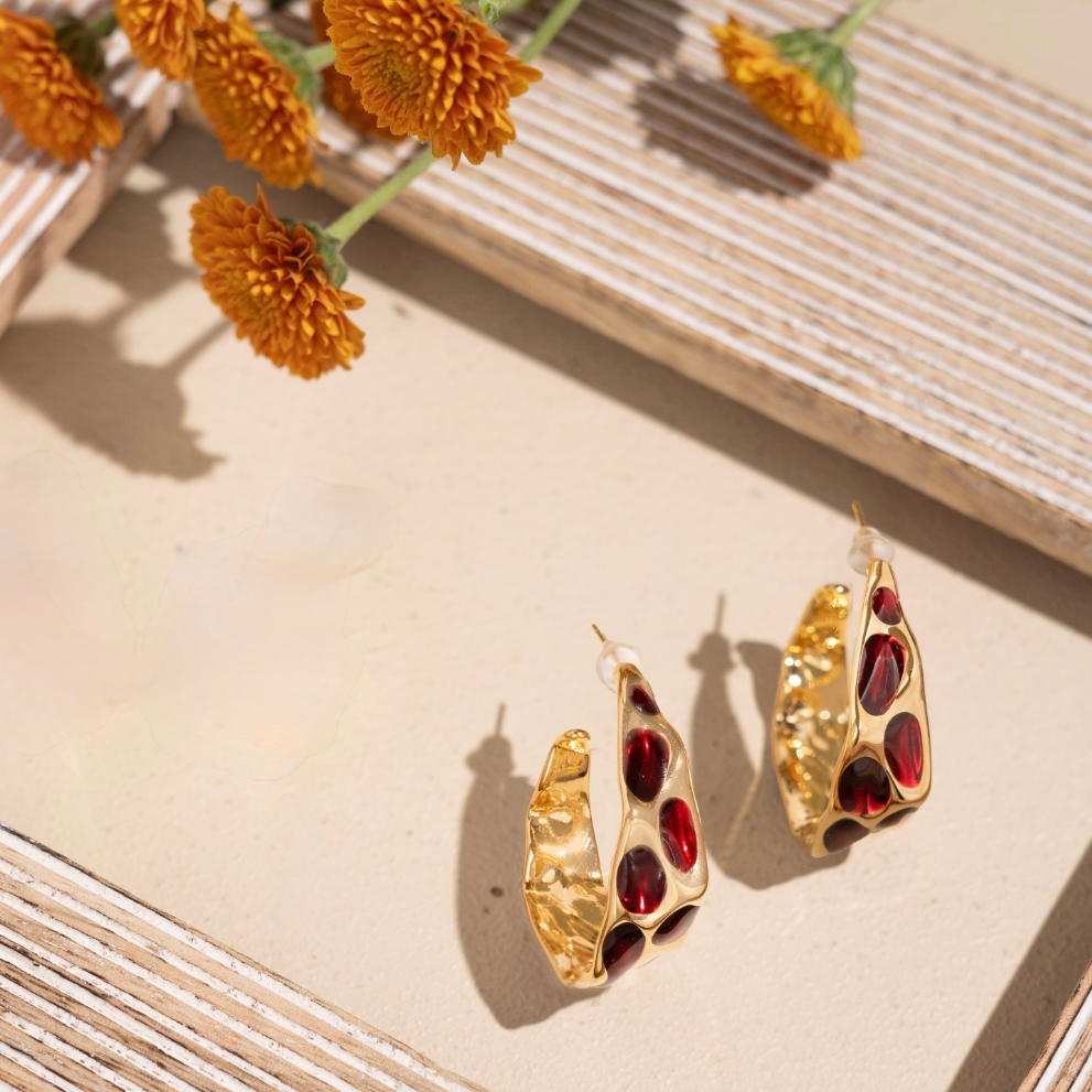 Aviva Glossy Earrings