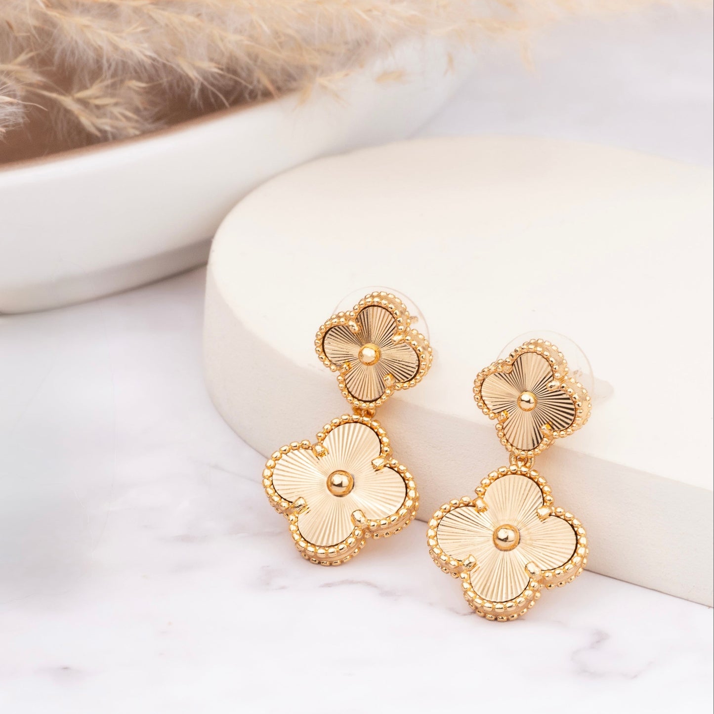 Glimma Clover Earrings