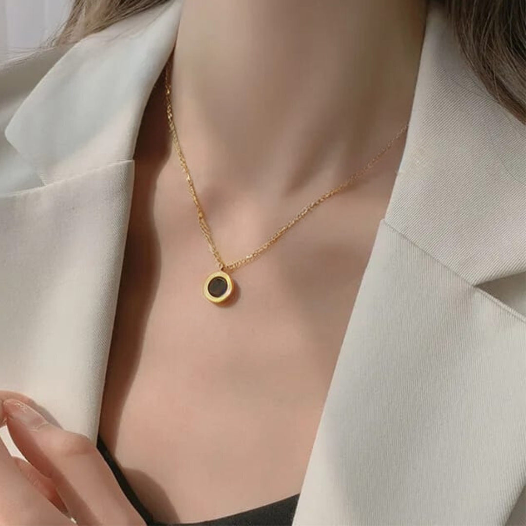 Golden Roman necklace