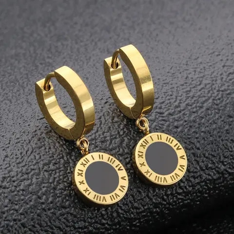 Roman Numerals Earrings