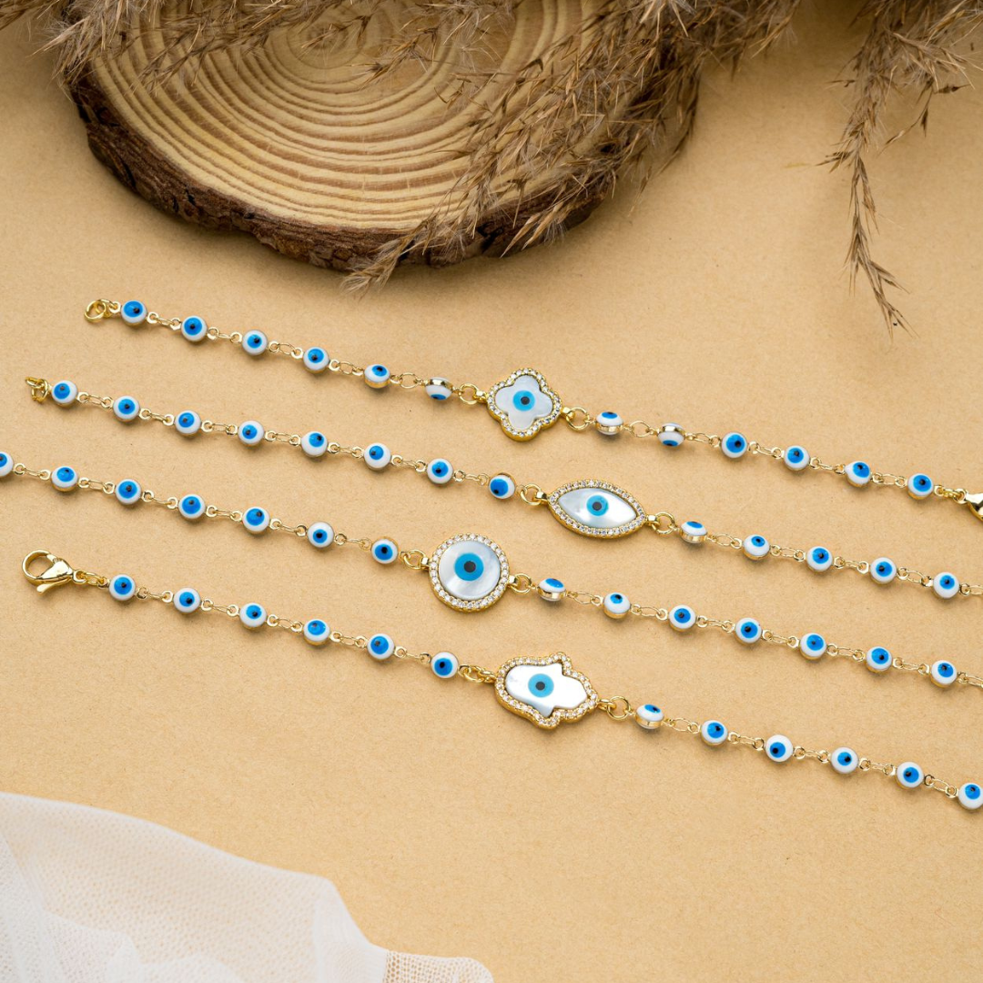 All evil eye bracelet