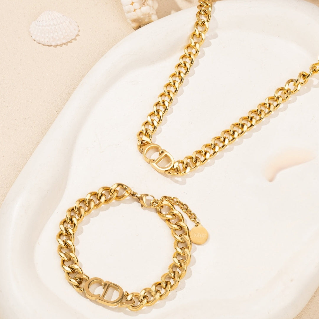 Diana Gold Matching Set
