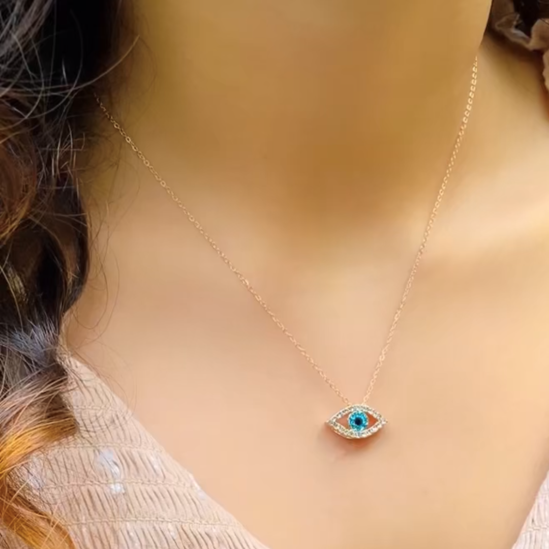 Dainty Evil Eye Necklace