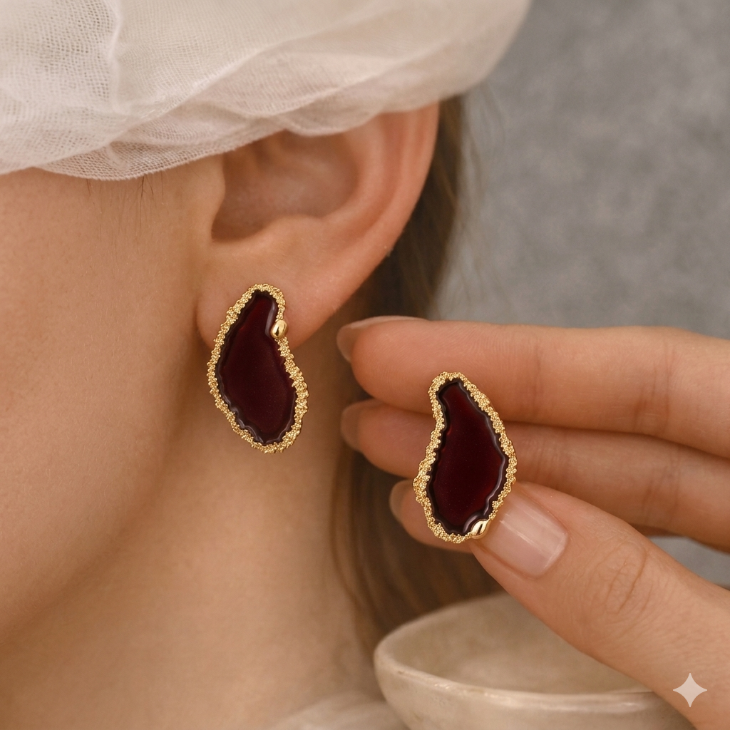 Ruby Earrings
