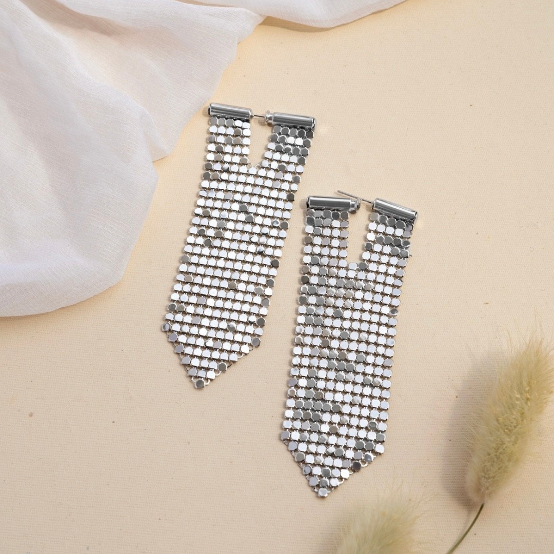 Silver party danglings