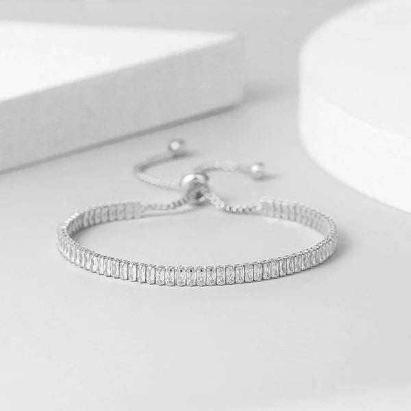 Silver Zirconia Tennis Bracelet