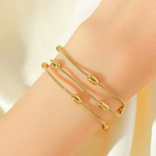 Triple Layer Bracelet