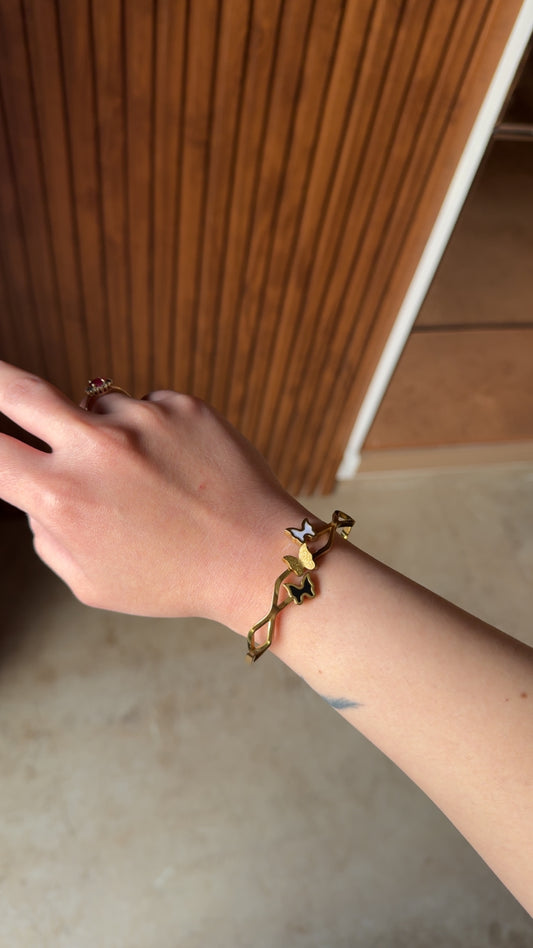 Beatrice Butterfly Bangle