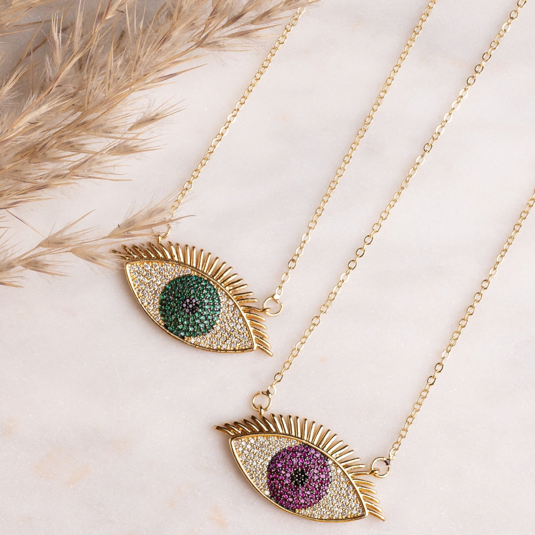 Colorful Evil Eye Necklace
