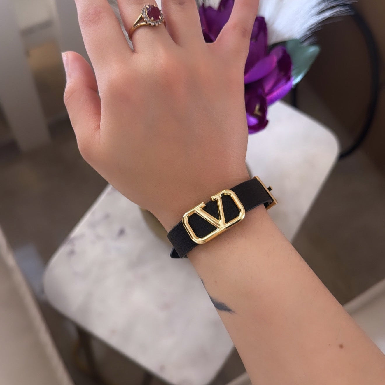 Freesia Black Bracelet