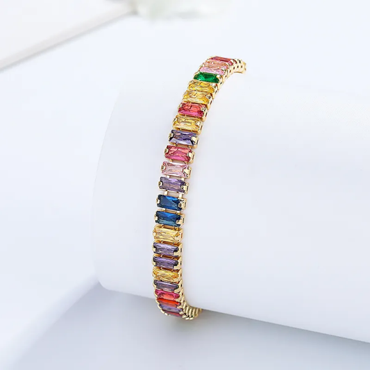 Colorful Tennis Bracelet