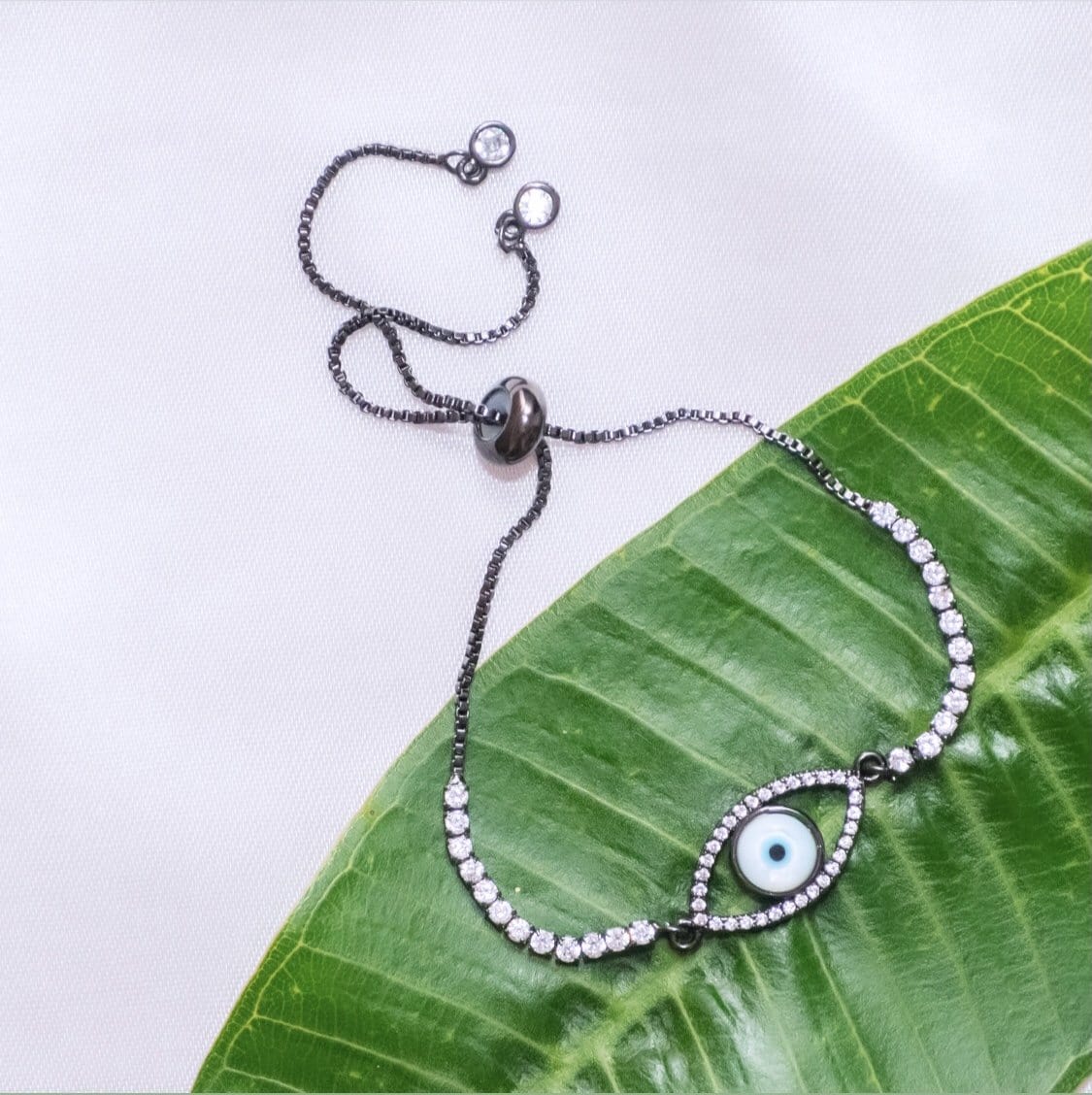 black turkish evil eye bracelet
