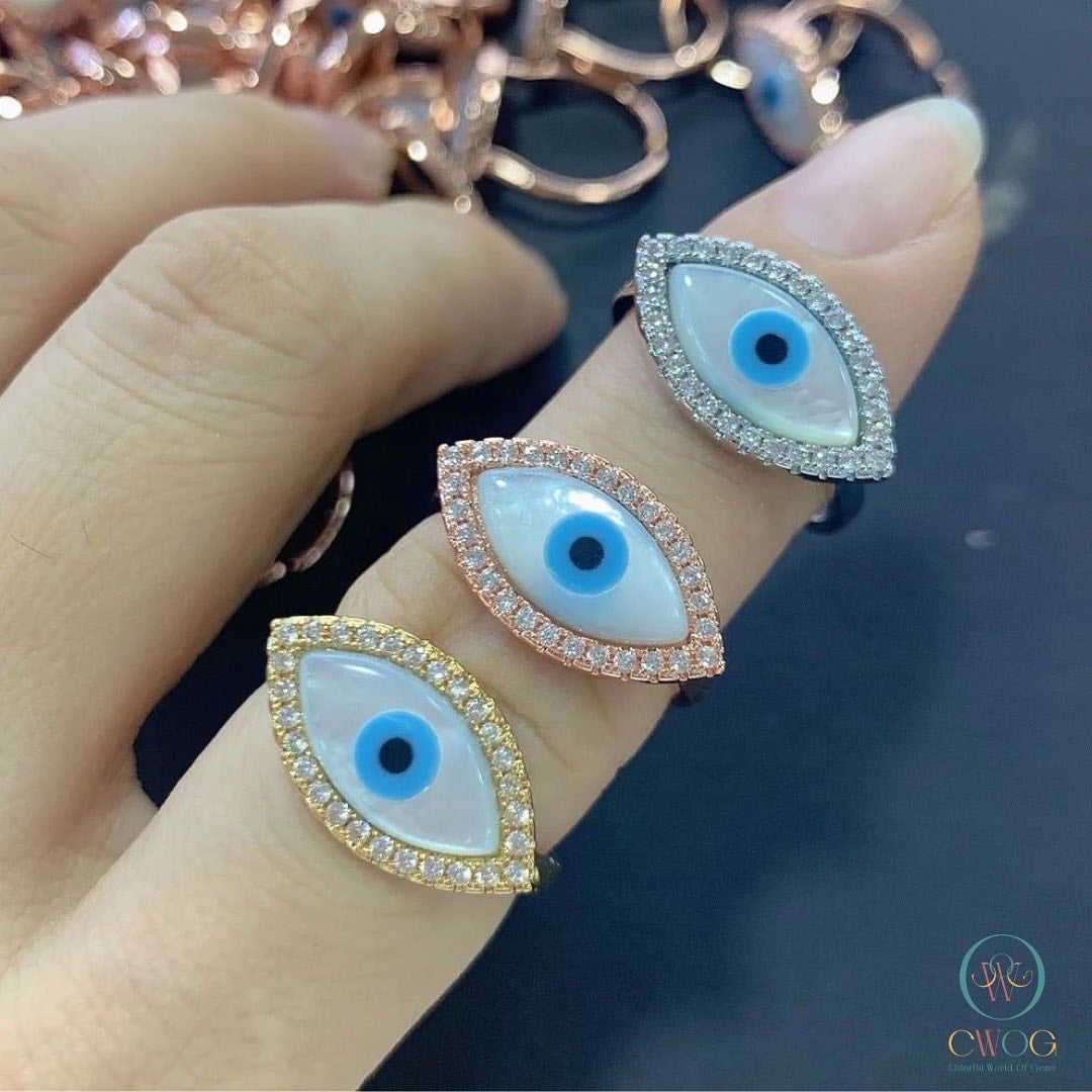Adjustable semi shaped ring
