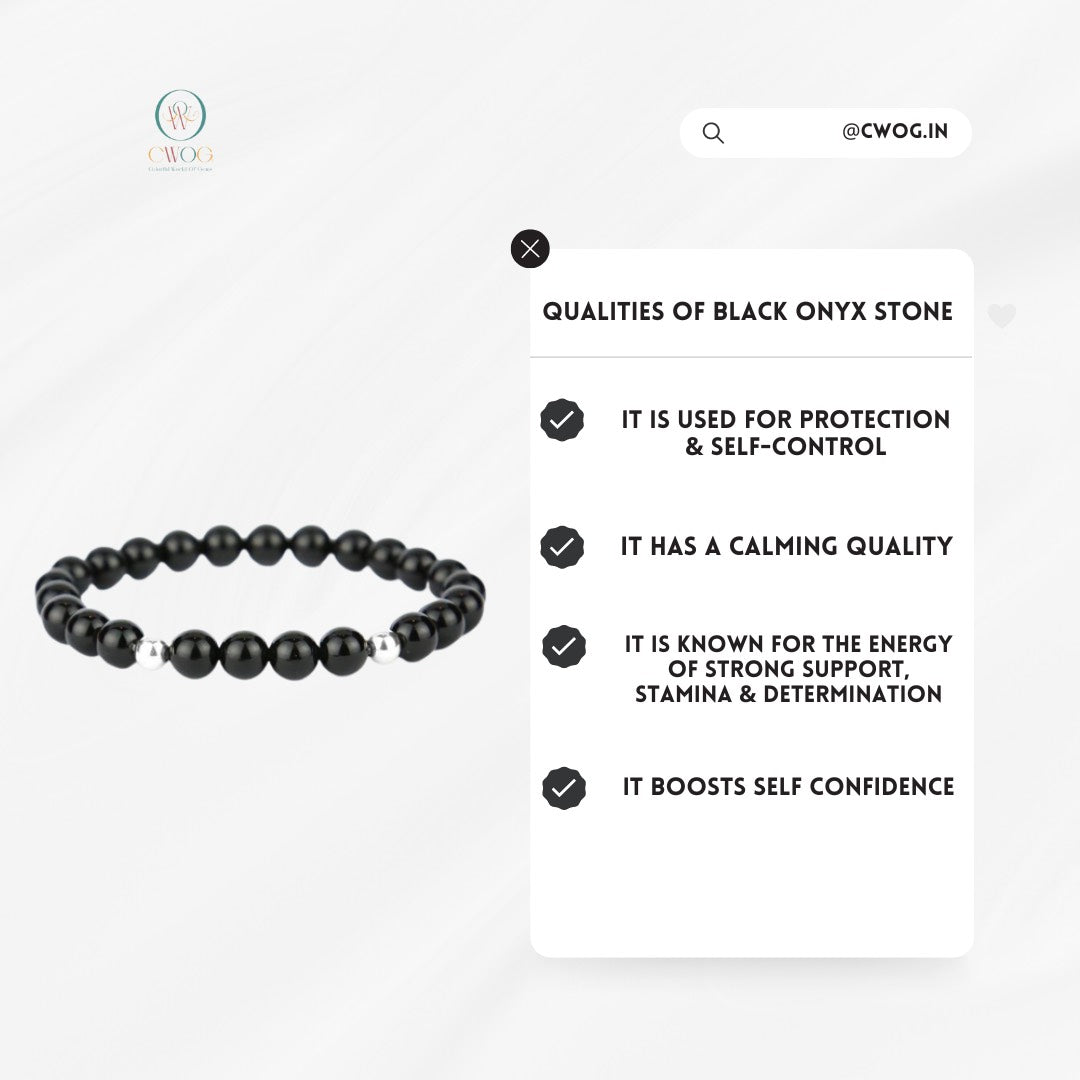 Black onyx bracelet