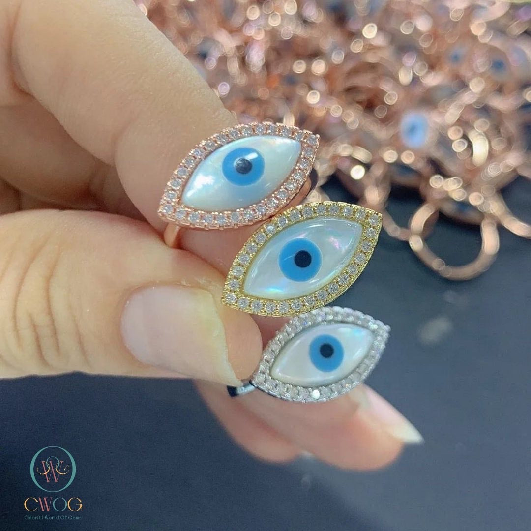 Adjustable semi shaped ring