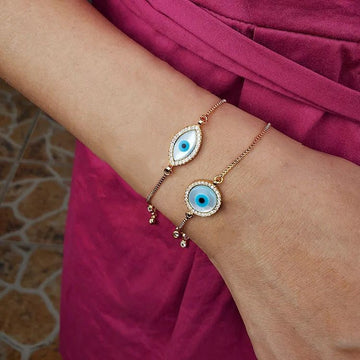 Eye chain adjustable bracelet