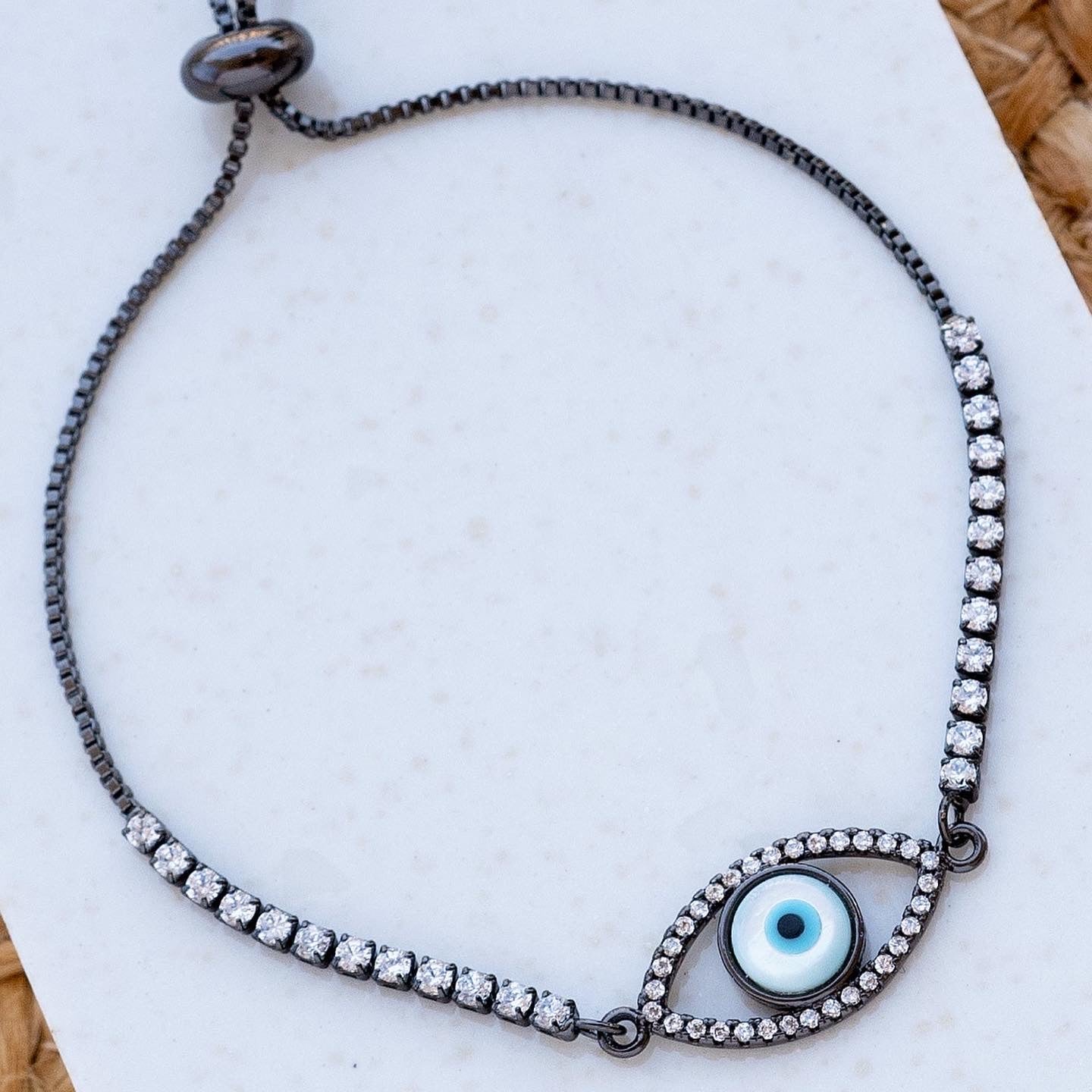 Black Turkish Evil Eye Bracelet