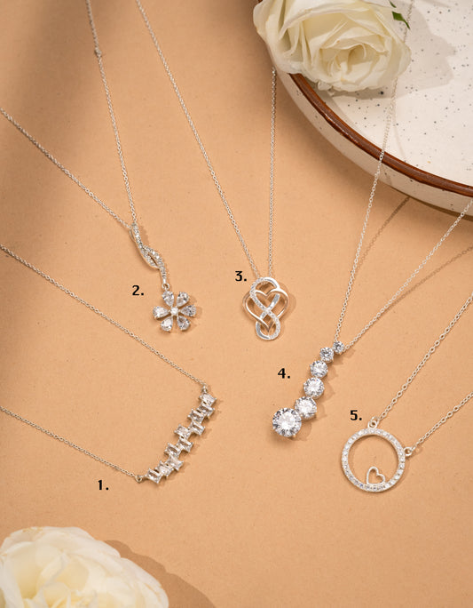 Silver Graceful Necklaces