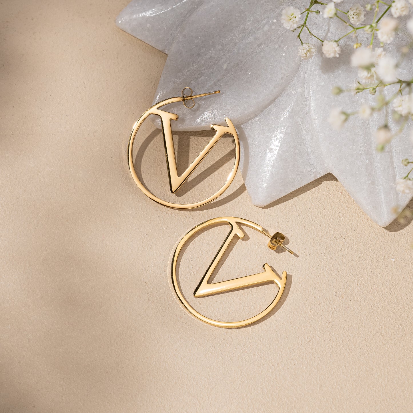 Lyra Gold Hoops