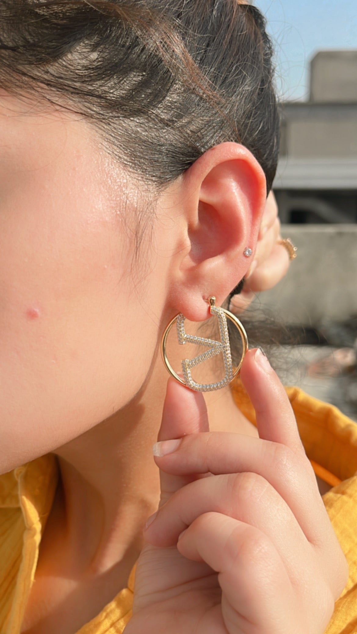 Misty Gold Earrings