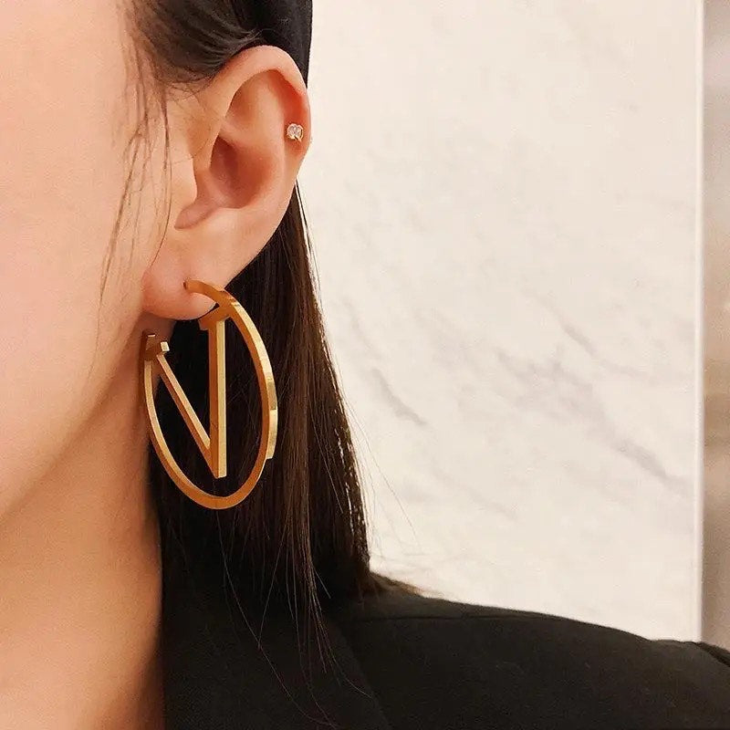 Lyra Gold Hoops