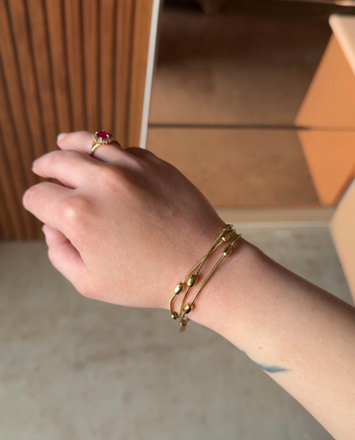Triple Layer Bracelet