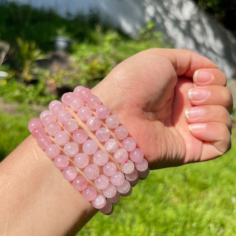 Rose Quartz Natural Stones Bracelet