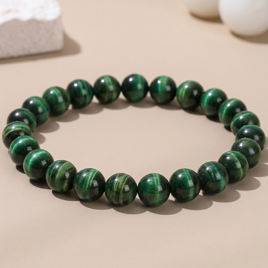 Olive Aura Beads