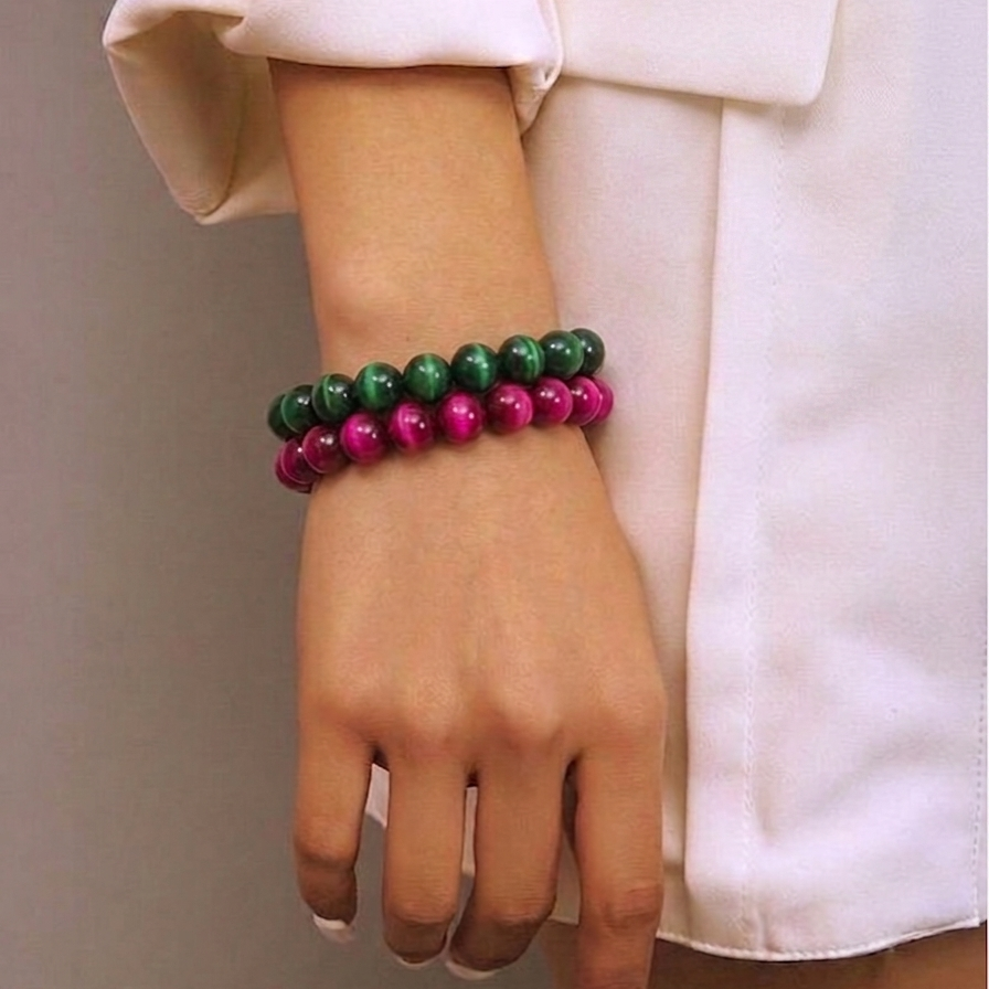 Olive Aura Beads
