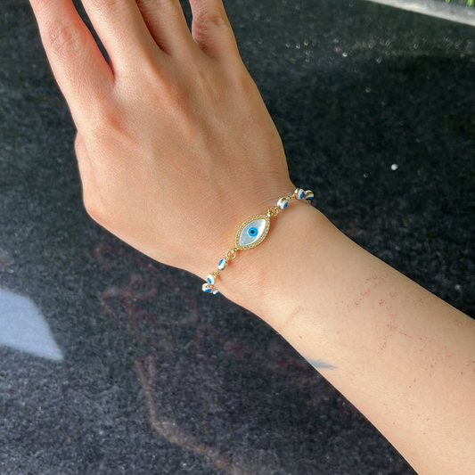 All evil eye bracelet