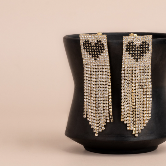 Gold Love Earrings
