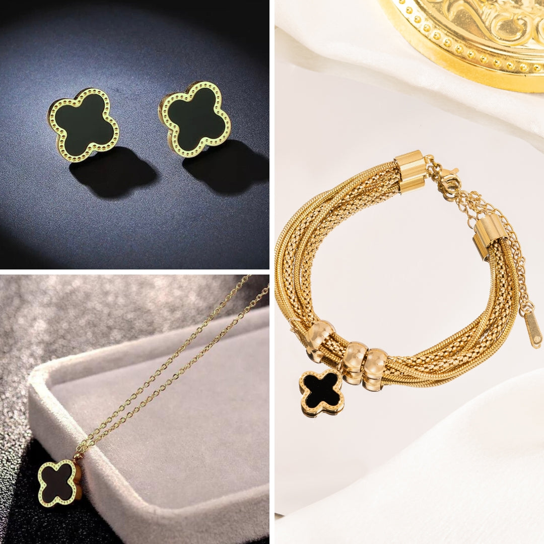 Golden Greta Charm Matching Set