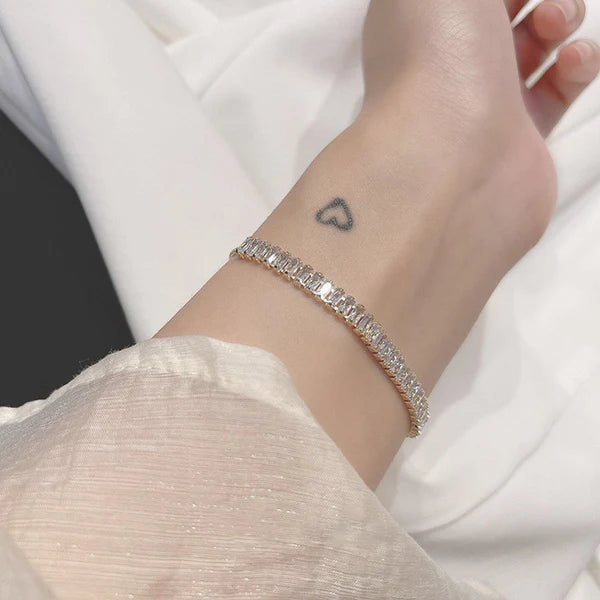 Silver Zirconia Tennis Bracelet