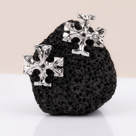 Silver Snowflake Earrings