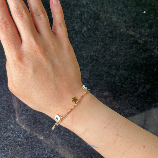 Starry Charm Bracelet