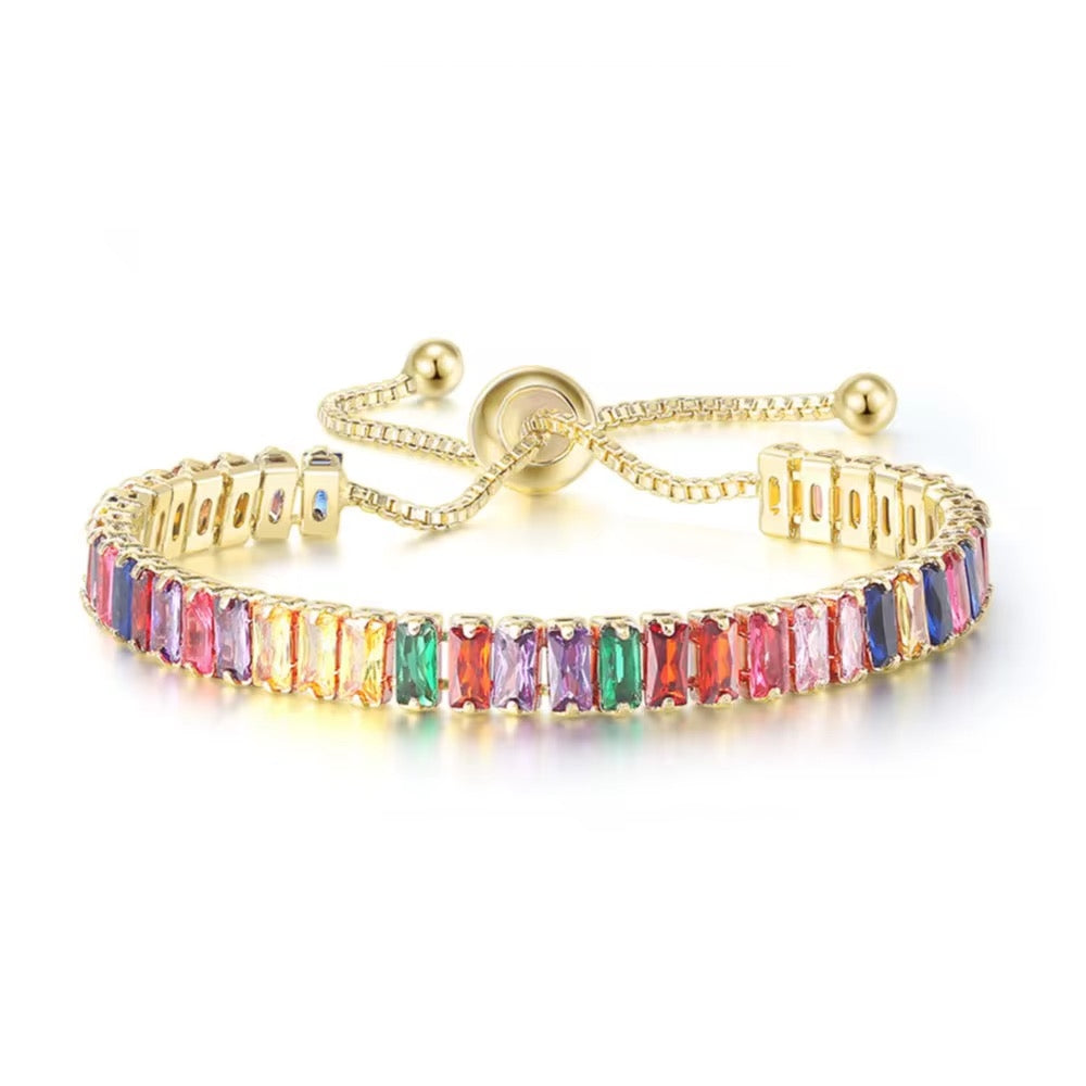 Colorful Tennis Bracelet