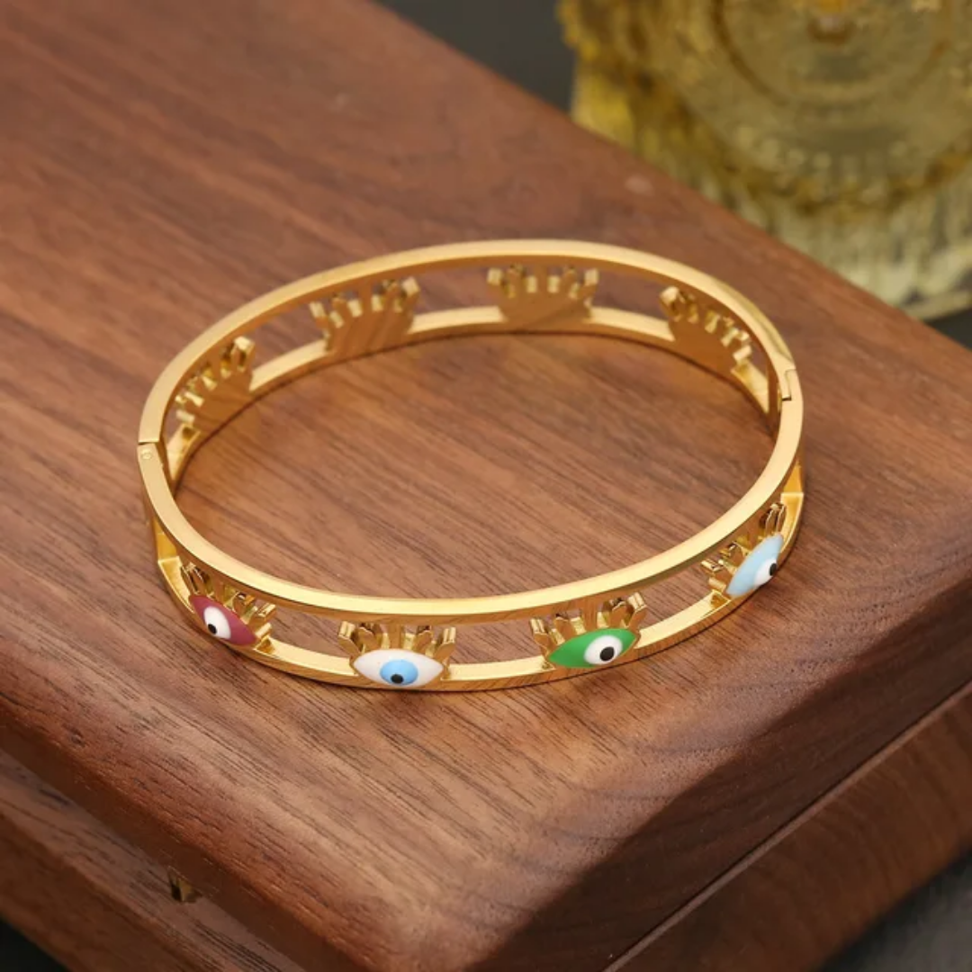 Hallein Evil Eye Bangle