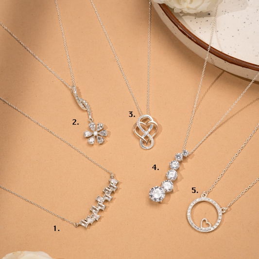 Silver Graceful Necklaces
