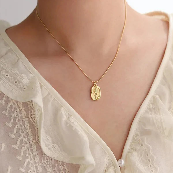 Blush Gold Necklace