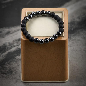 black hematite beads bracelet