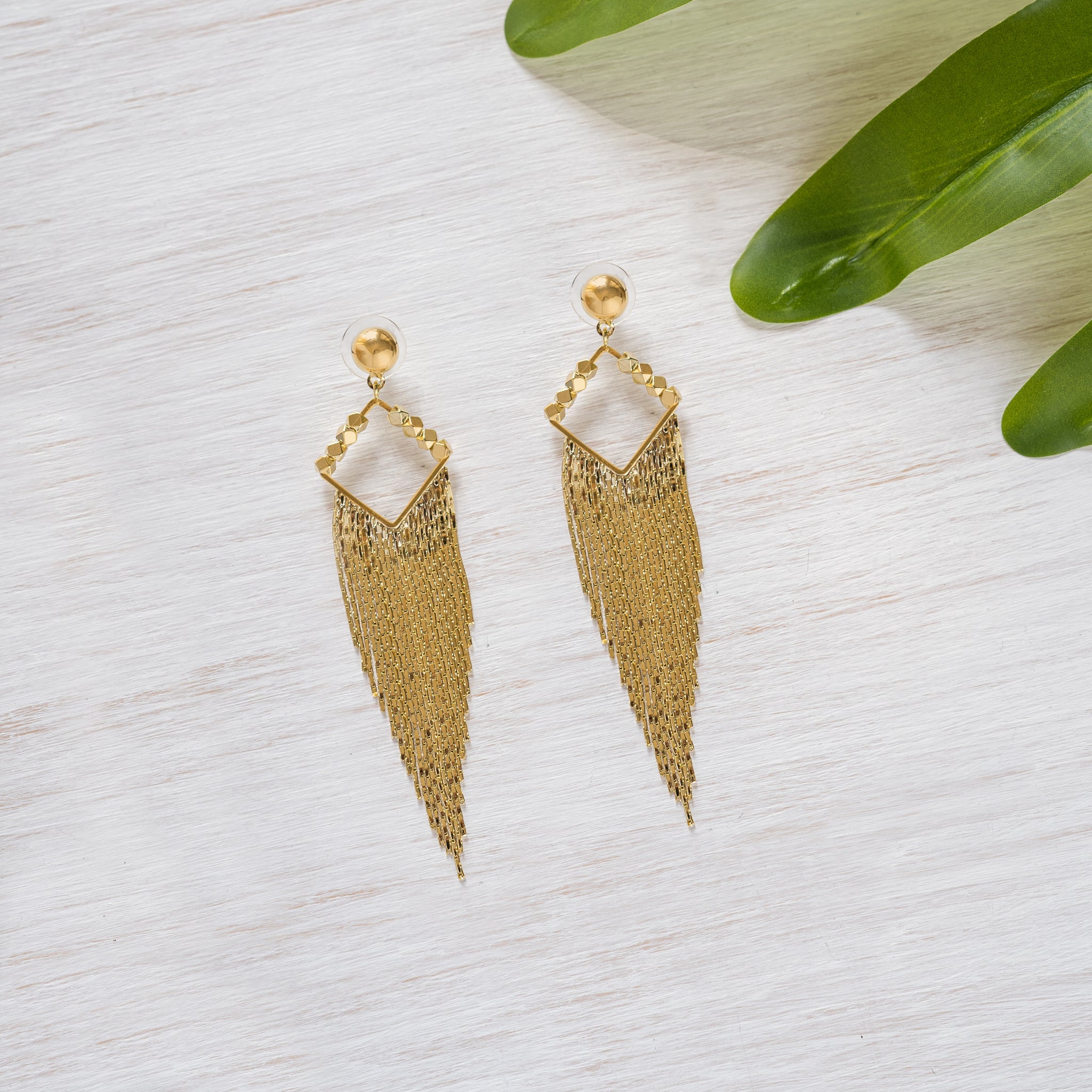 Kiara gold toned earrings