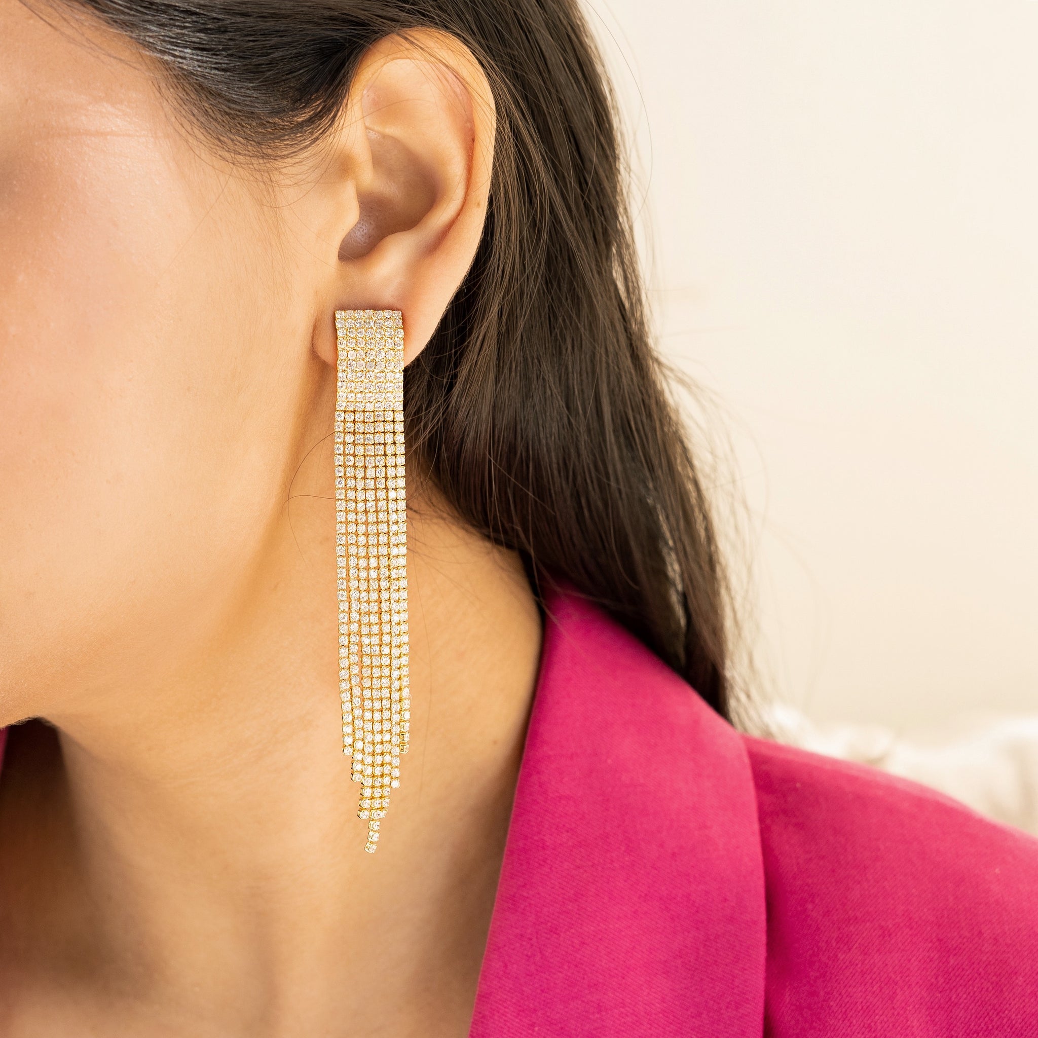 Gold Cocktail Earrings