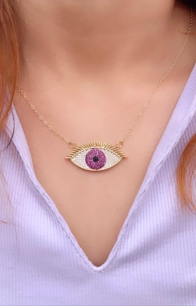 Colorful Eye Necklace