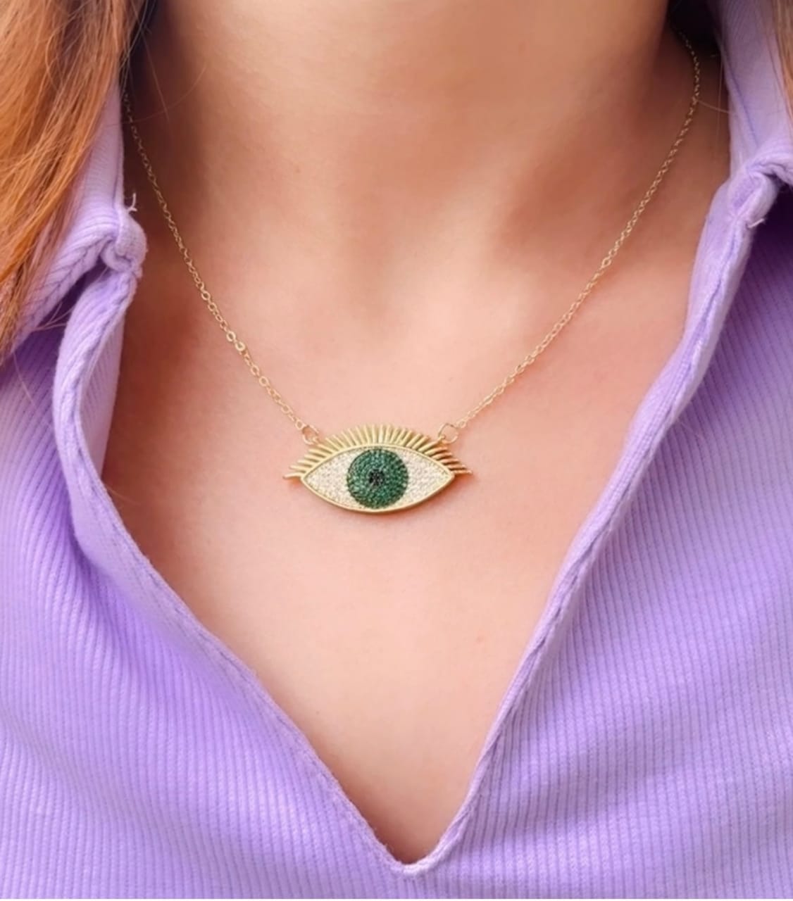 Colorful Eye Necklace