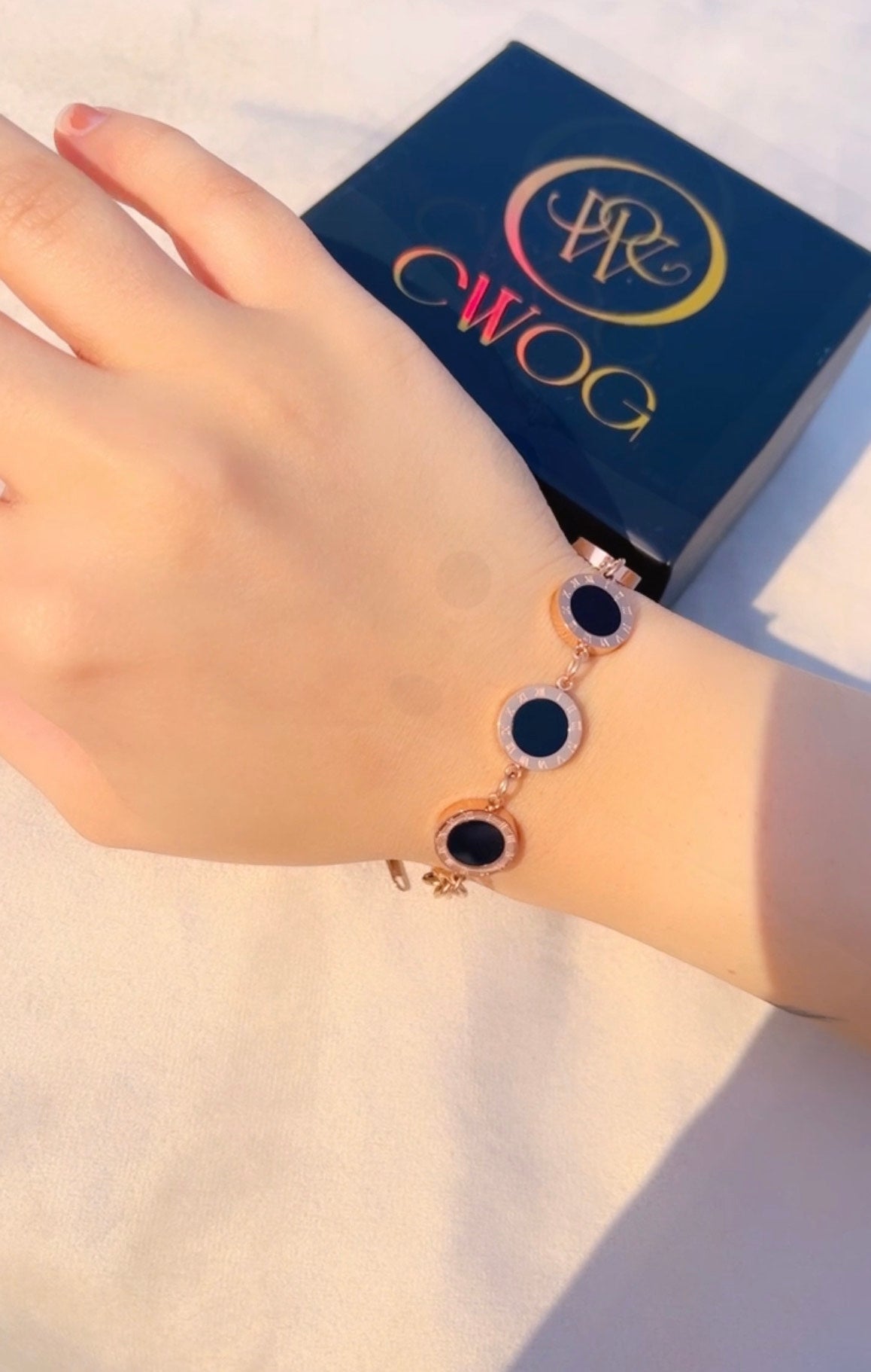 All black bracelet