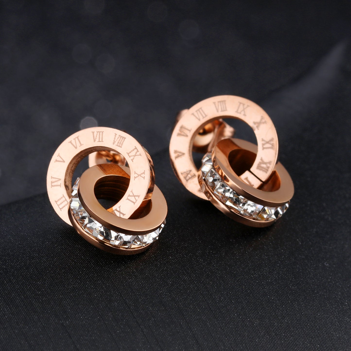 Double Circle Earrings