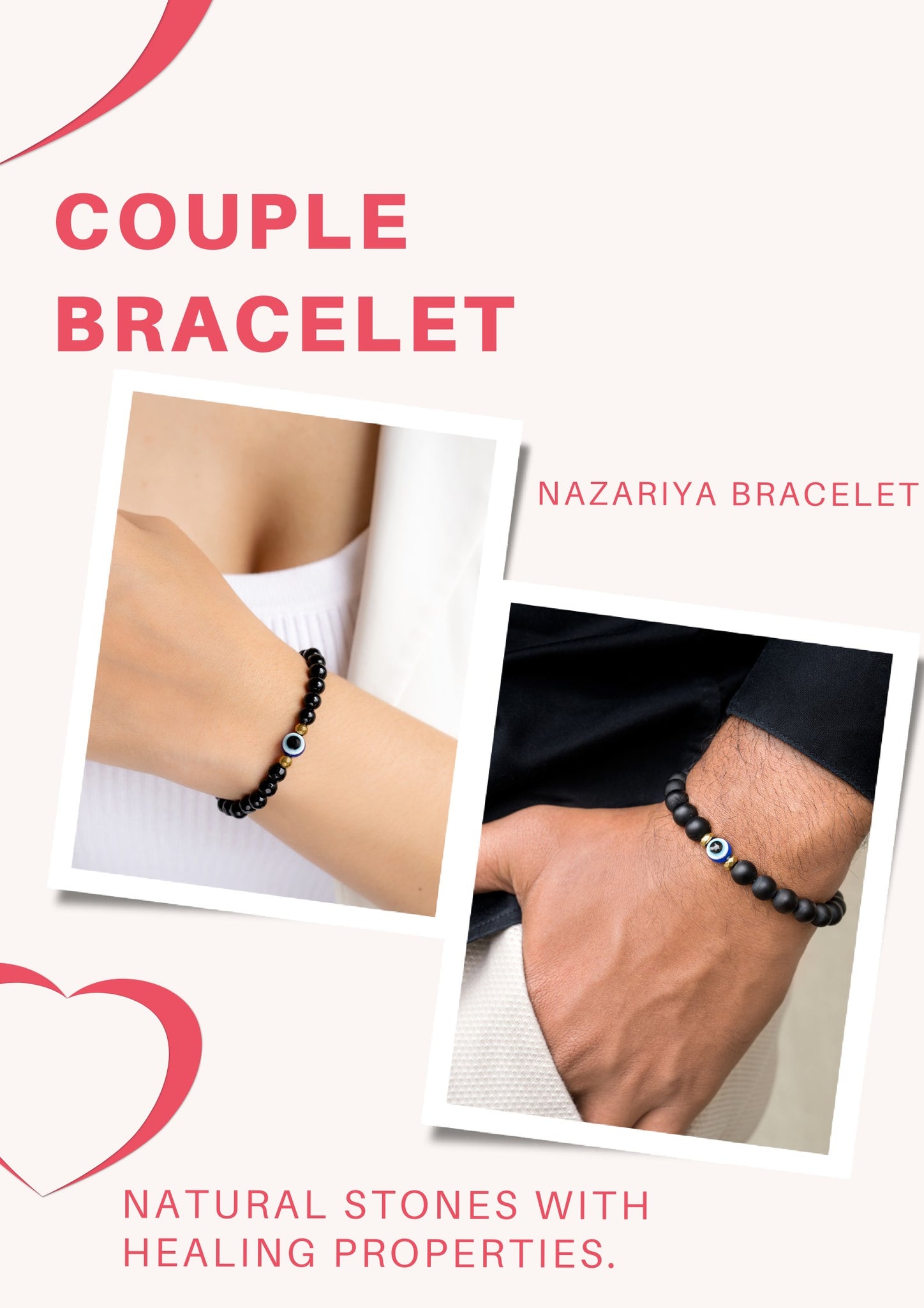 Buy Yellow Chimes Unisex Set Of 2 His Queen Her King Titanium Stainless  Steel Couple Bracelet  Bracelet for Unisex 2471042  Myntra