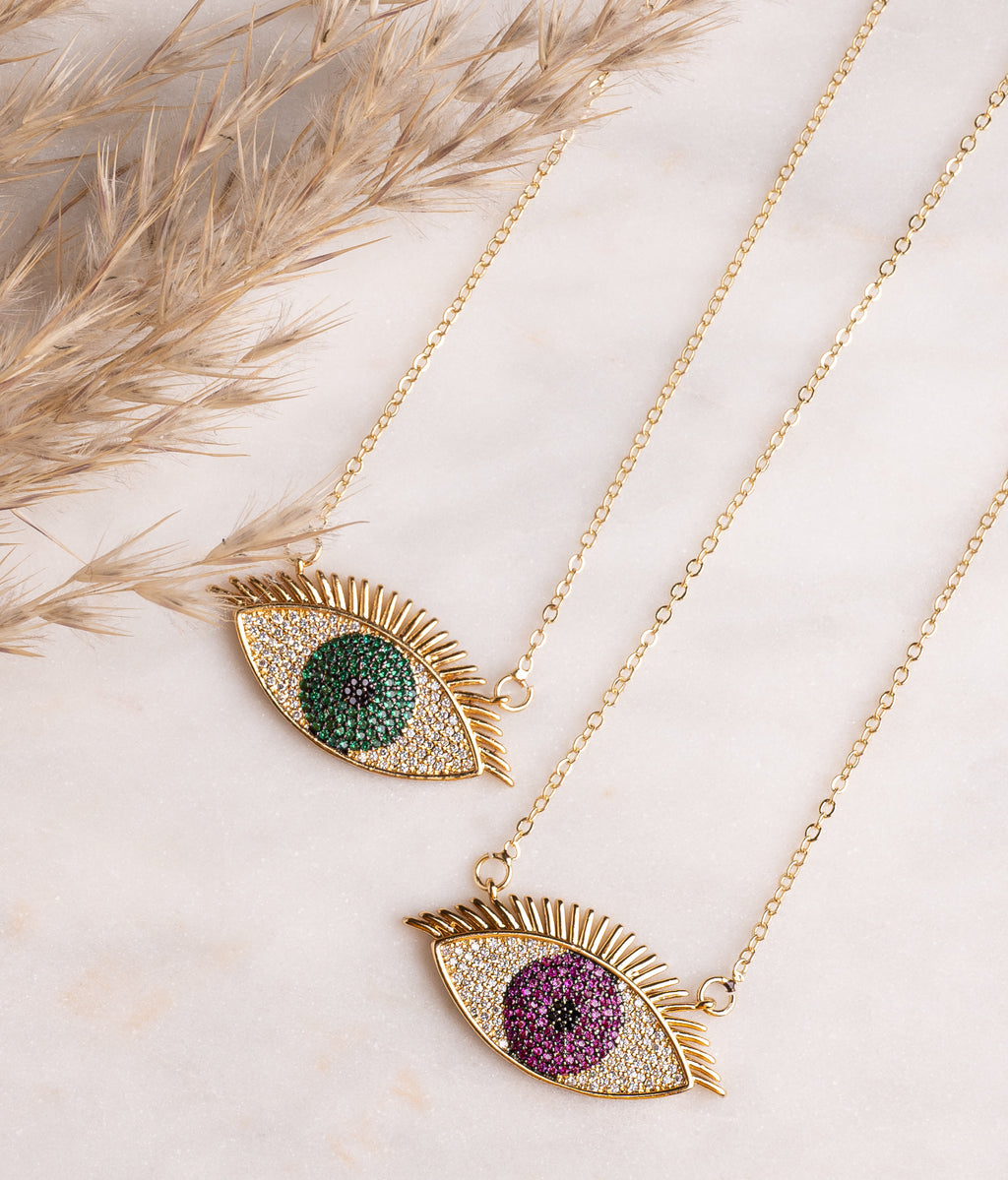 Colorful Eye Necklace