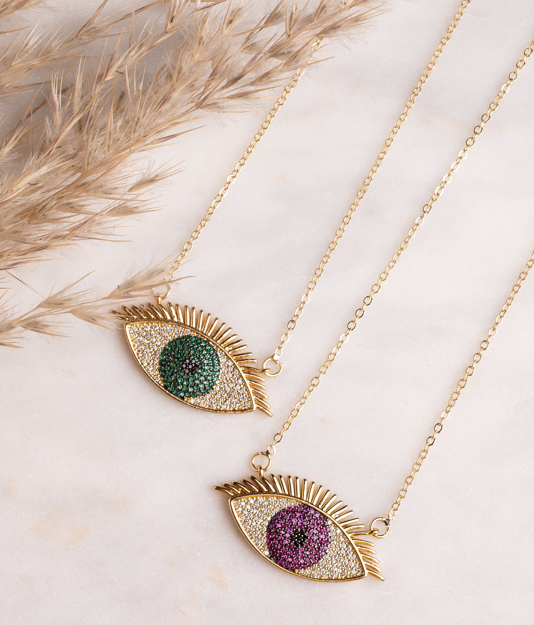 Colorful Eye Necklace