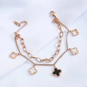 Double layer Charm Bracelet